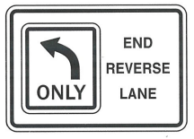 End Reversible Lane