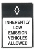 Properly Labeled And Certified Low Emission Vehicles Are Permitted In HOV Lane Regardless of Number of Occupants