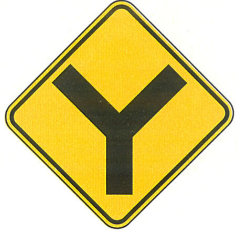 Y Intersection Ahead